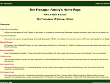 Tablet Screenshot of flanaganfamily.net